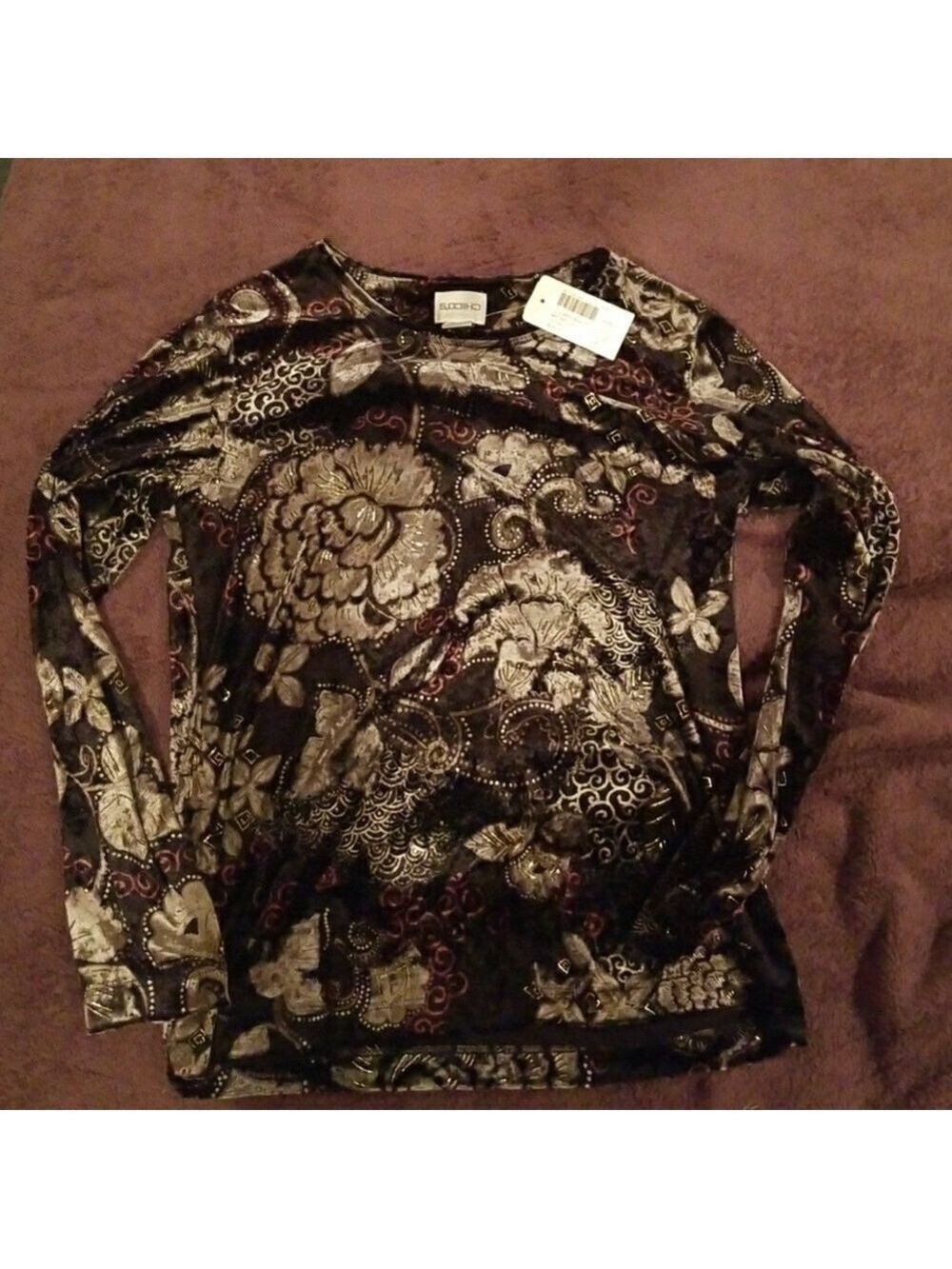 Velvet Holiday Top NEW